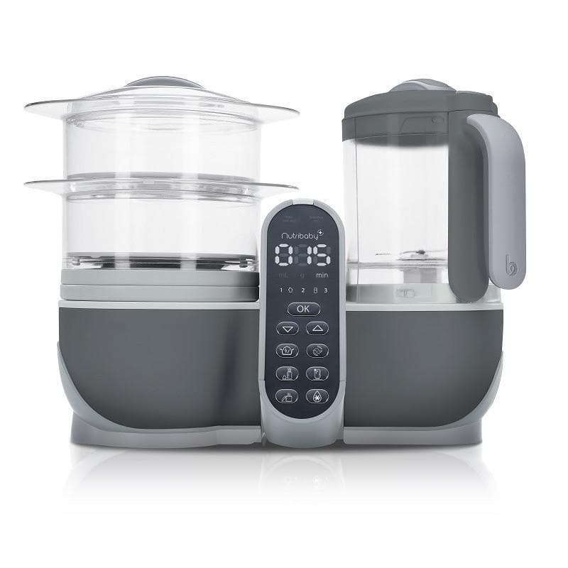 Robot cuiseur Babymoov A001124 Nutribaby Plus 1500,0000L -Gris/Blanc