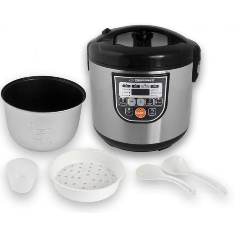 Robot cuiseur Esperanza EKG011 5,0000L -Noir/Gris
