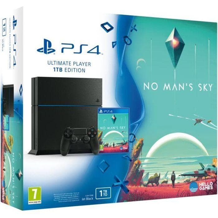 PlayStation 4 1000GB - Noir + No Man's Sky
