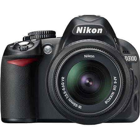 Reflex D3100 - Noir + Nikon AF-S DX Nikkor 18-55mm f/3.5-5.6 G f/3.5-5.6
