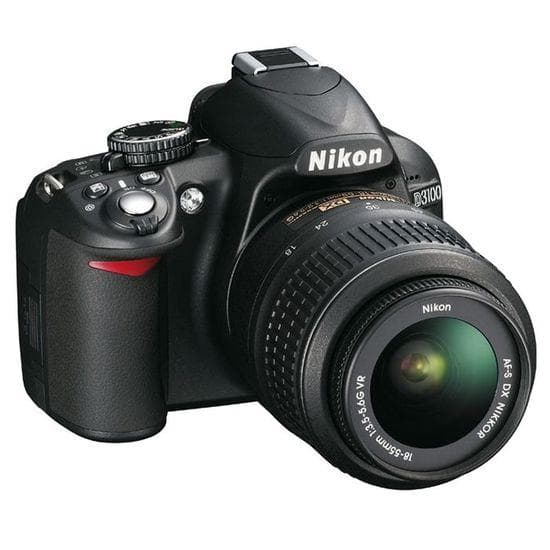 Reflex D3100 - Noir + Nikon AF-S DX Nikkor 18-55mm f/3.5-5.6 G f/3.5-5.6