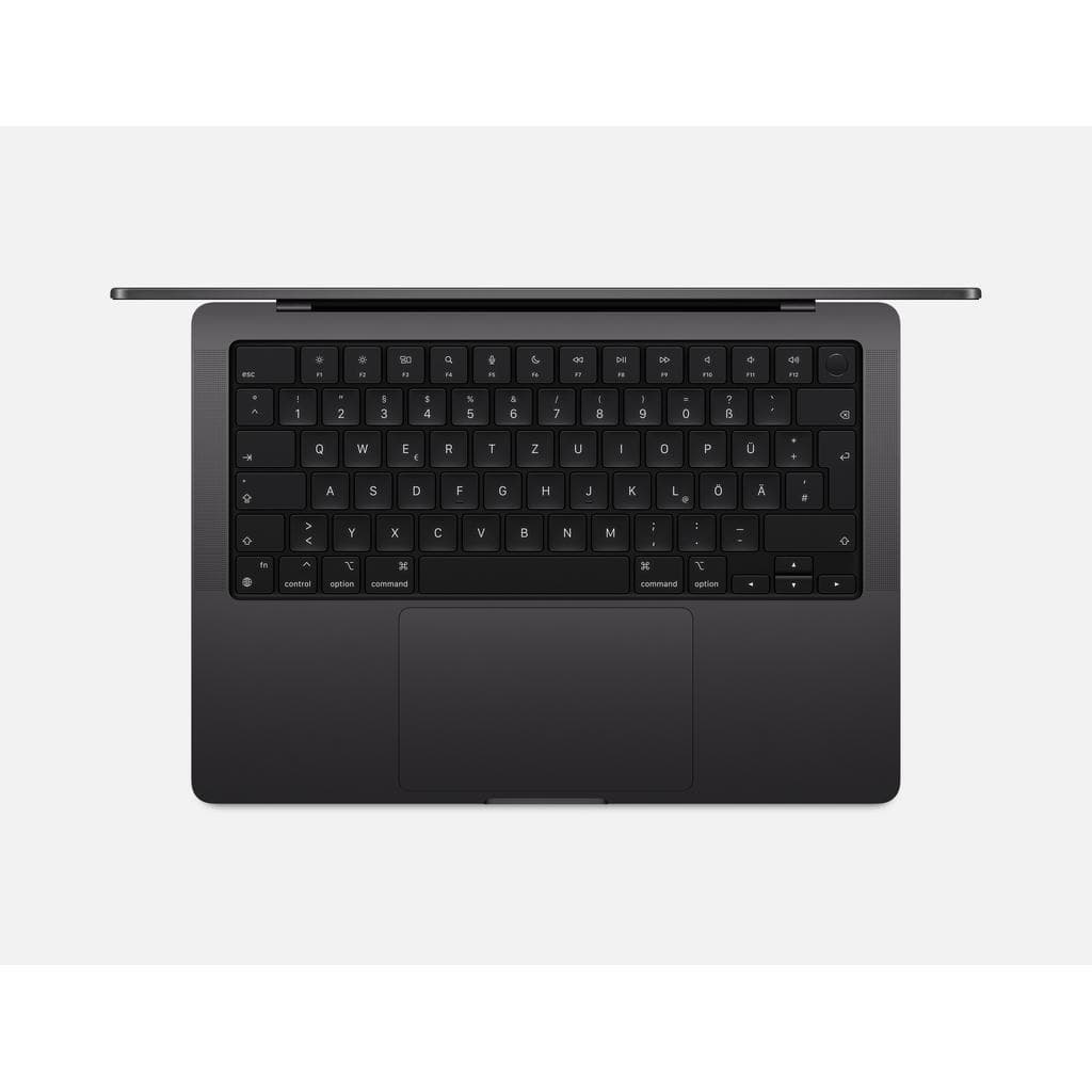 MacBook Pro 14" (2024) - Apple M4 avec CPU 10 cœurs et GPU 10 cœurs - 16Go RAM - SSD 512Go - Écran nano-texturé - QWERTZ - Allemand