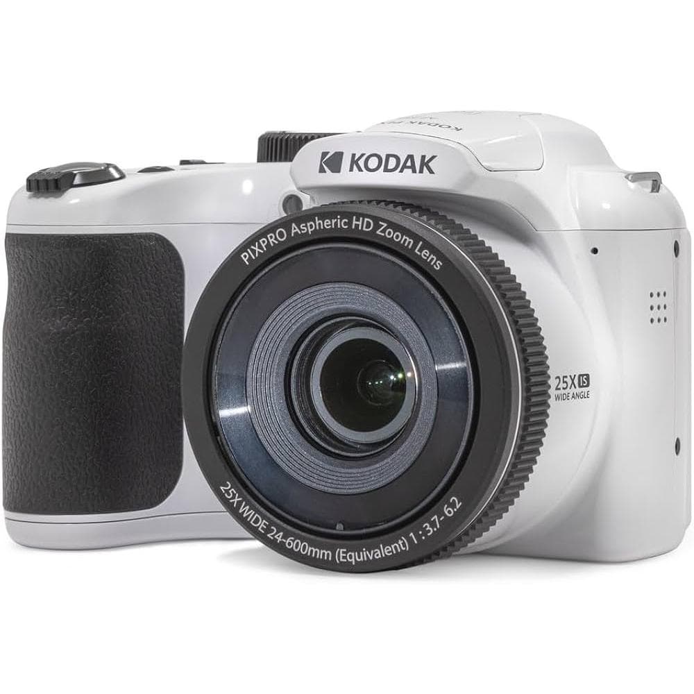 Kodak Pixpro Astro Zoom AZ255 - Blanc + Kodak Zoom Optique 25X 24-600mm f/3.7-6.2