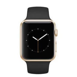 Apple Watch (Series 3) 2017 GPS 38 mm - Aluminium Or - Noir