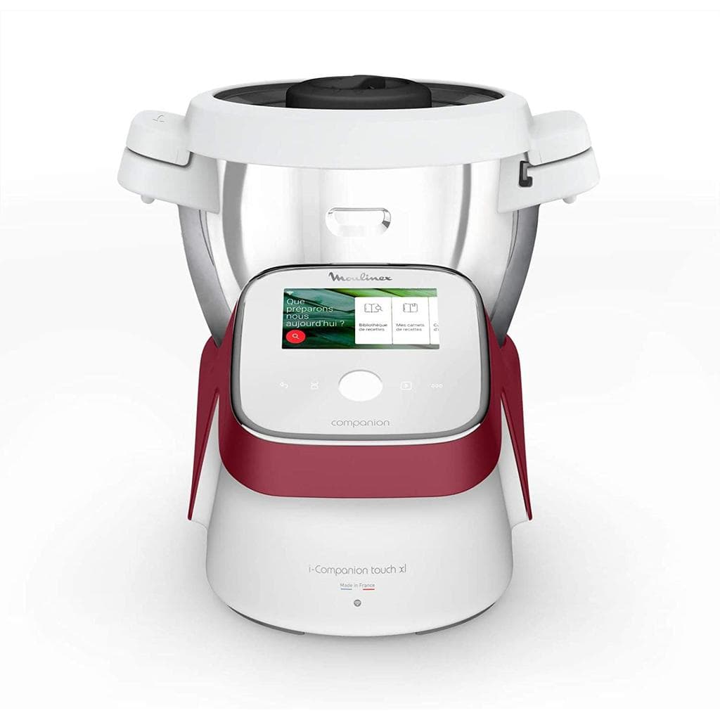 Robot cuiseur Moulinex I-Companion Touch XL HF938E00 4,0000L -Blanc/Rouge