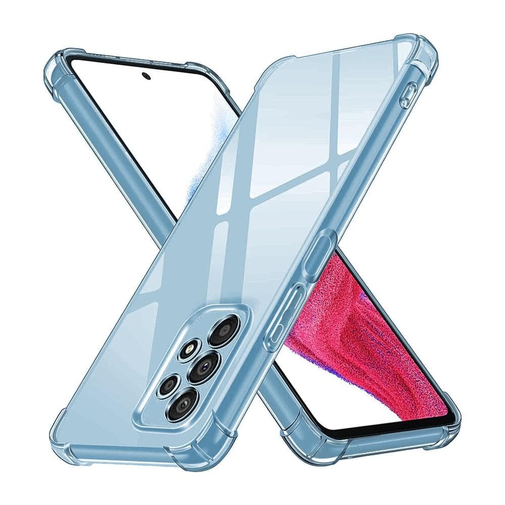 Coque Galaxy A53 5G et 2 écrans de protection - TPU - Transparent