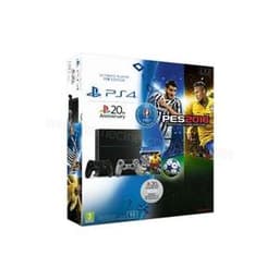 PlayStation 4 1000GB - Noir - Edition limitée 20th Anniversary - PES Euro + PES Euro 2016