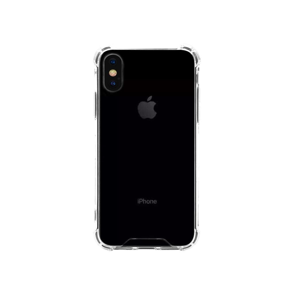 Coque iPhone X/iPhone XS et 2 écrans de protection - Plastique recyclé - Transparent