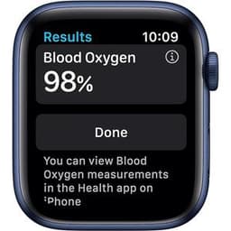 Apple Watch (Series 6) 2020 GPS 44 mm - Aluminium Bleu - Sans bracelet Sans bracelet