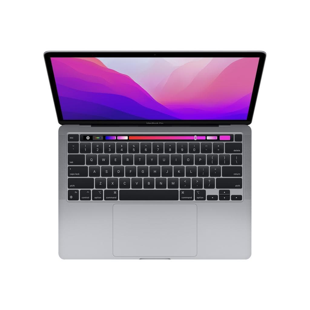 MacBook Pro 13" (2022) - Apple M2 avec CPU 8 cœurs et GPU 10 cœurs - 16Go RAM - SSD 512Go - QWERTY - Anglais