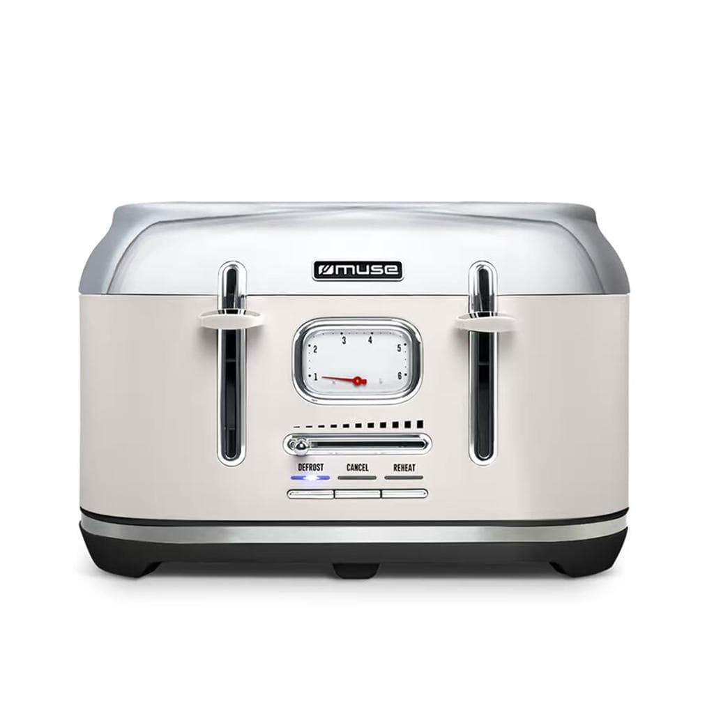 Grille pain Muse MS-131 SC 4 fentes - Blanc