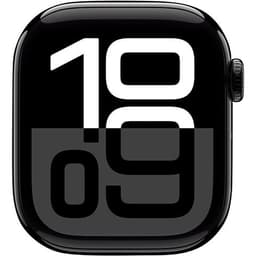 Apple Watch Series 10 (2024) GPS + Cellular 46 mm - Aluminium Noir de jais - Sans bracelet Sans bracelet