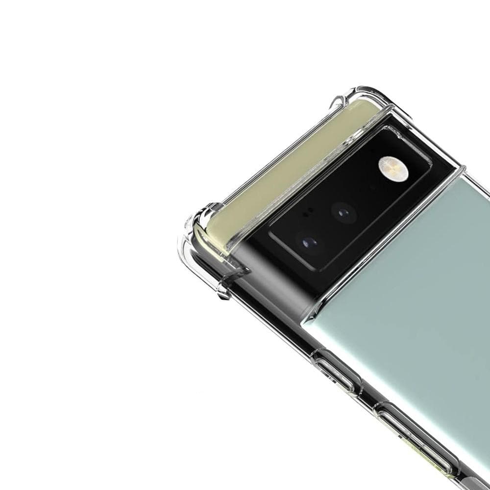 Coque Google Pixel 6 et 2 écrans de protection - TPU - Transparent
