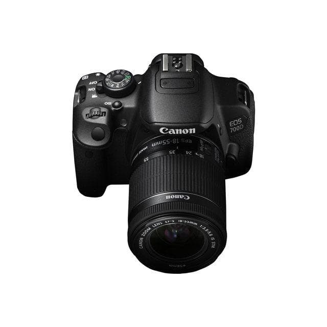Reflex - Canon EOS 700D - Noir + objectif Canon EF-S 18-55mm f/3.5-5.6 IS STM
