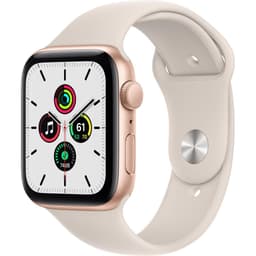 Apple Watch Series 6 (2020) GPS 44 mm - Aluminium Or - Bracelet sport Lumière stellaire