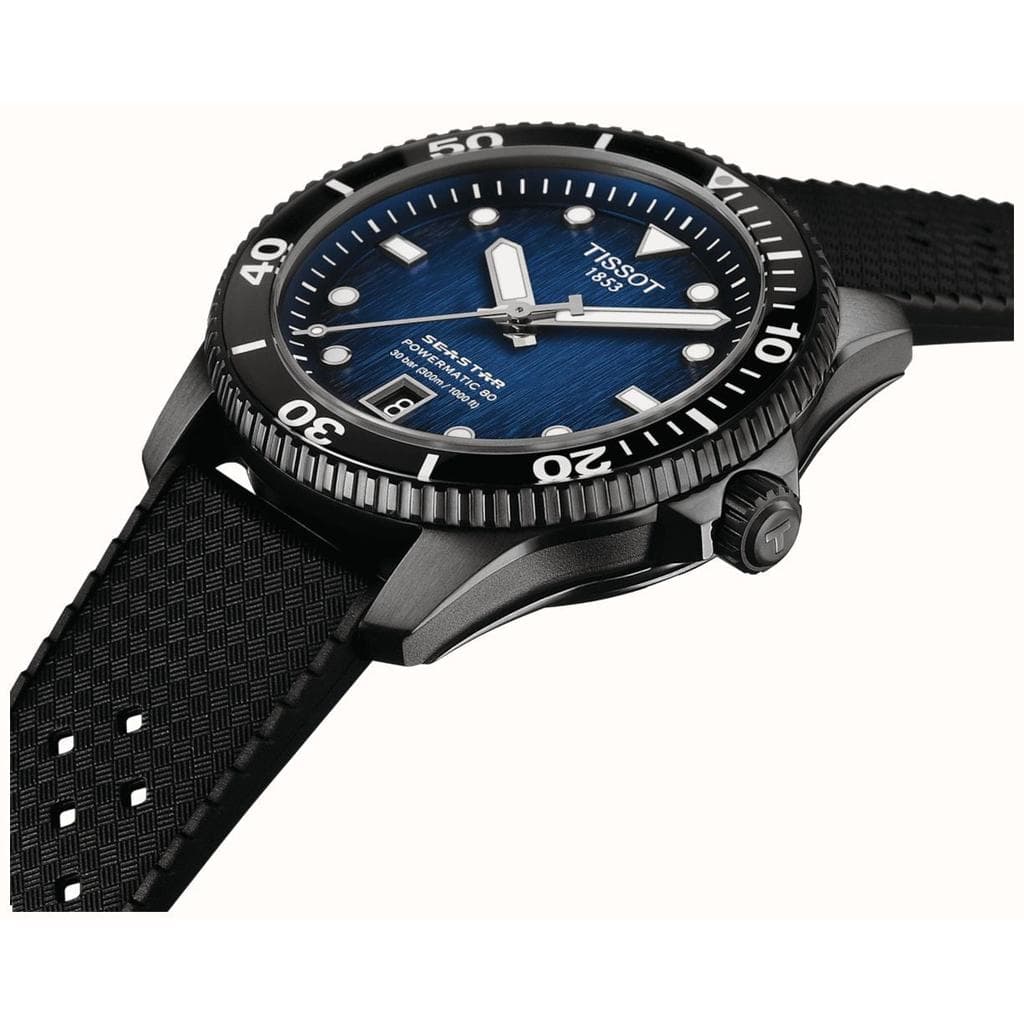 Montre Tissot Seastar 1000 Powermatic 80 silicium - Bleu
