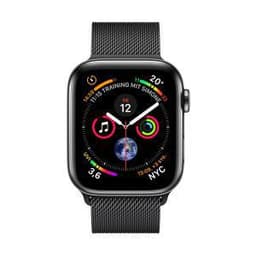 Apple Watch (Series SE 1) 2020 GPS 44 mm - Aluminium Gris sidéral - Bracelet milanais Gris