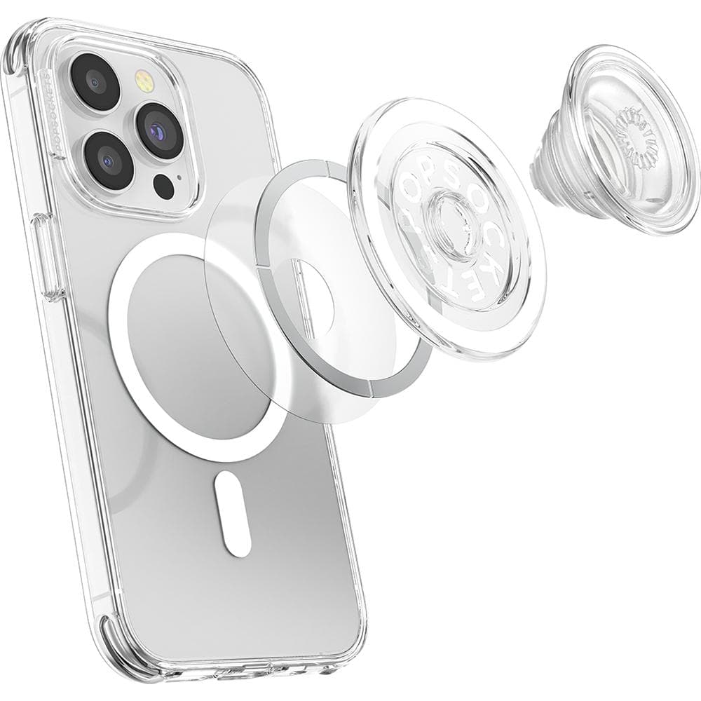 Stabilisateur Support PopGrip Magnétique Stand et Selfie Transparent Popsockets
