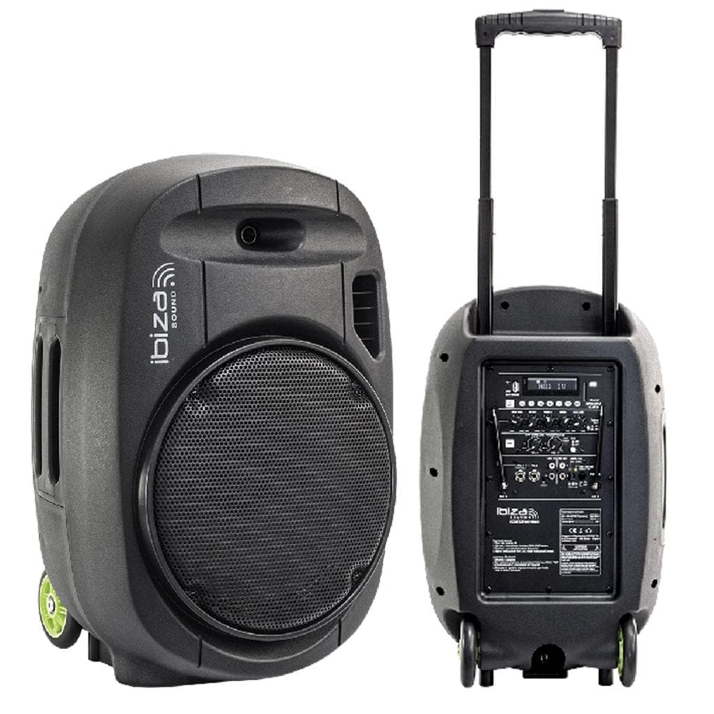 Enceintes sono Ibiza Sound Système de so6norisation Portable Autonome 12"