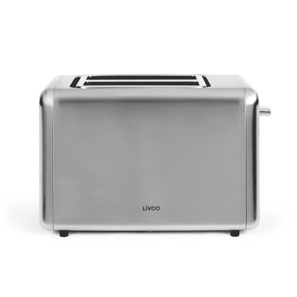 Grille pain Livoo DOD205 2 fentes - Noir/Gris