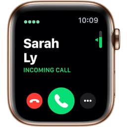 Apple Watch Series 8 (2022) - (bracelet non inclus) - GPS + Cellular 45 mm - Or Acier inoxydable