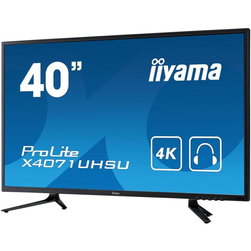 Écran 39" LED 4K UHD Iiyama ProLite X4071UHSU-B1