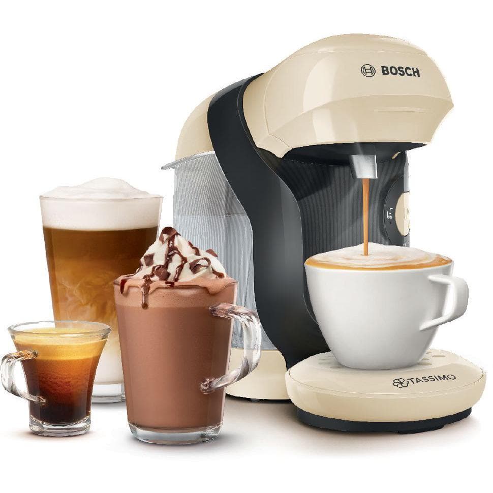 Cafetière à dosette Compatible Tassimo Bosch TAS1107 1,5000L - Beige