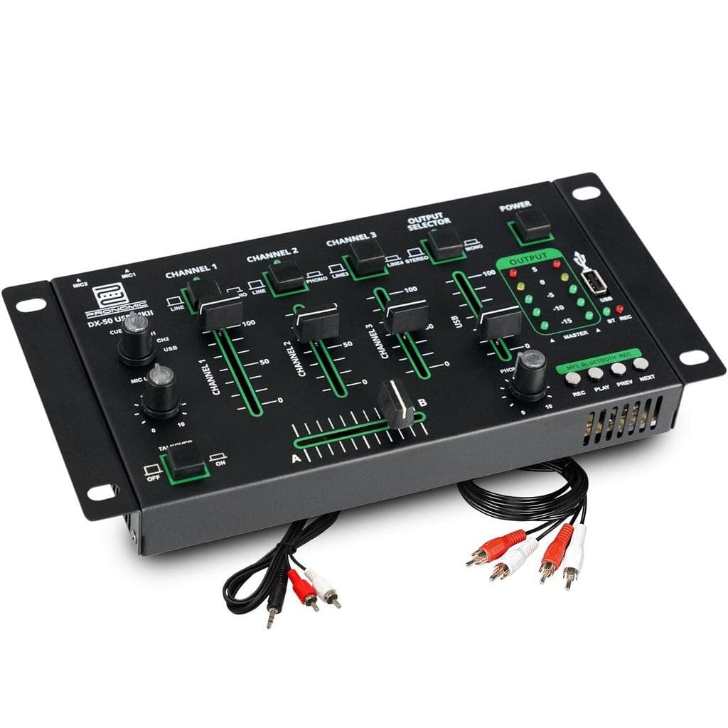 Enceintes sono Pack sonorisation DJ PRESTATIONS BM SONIC 2500W - Enceintes DJ 15" +Caisson 15" + Pieds - USB/BLUETOOTH, Pack 3 Jeux de lumières