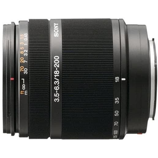 Objectif Sony A 18-200 mm f/3.5-6.3 DT Sony A 18-200 mm f/3.5-6.3