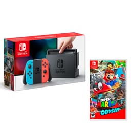 Switch 32Go - Bleu turquoise Standard Mario Odyssey