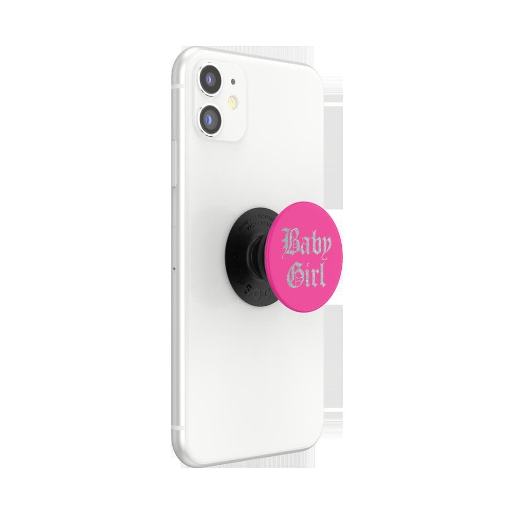Stabilisateur Support PopGrip Adhésif Stand et Selfie Baby Girl Noir Popsockets