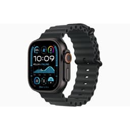 Apple Watch Ultra 2 (2024) GPS + Cellular 49 mm - Titane Noir - Bracelet Océan Noir