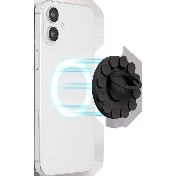 Stabilisateur Bigben Connected Support Smart Ring Ventouses Anneau Stand et Selfie Magnétique Lavande Bigben