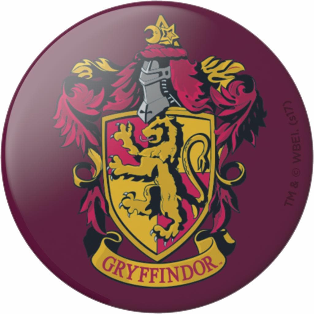 Stabilisateur Support PopGrip Adhésif Stand et Selfie Gryffindor Noir Popsockets