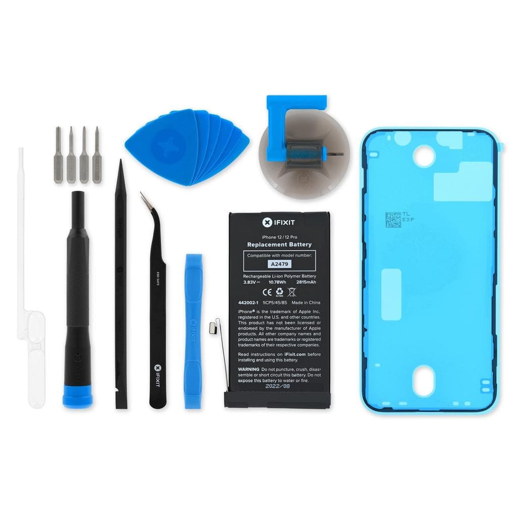 iFixit iPhone 12/12 Pro Kit de réparation Batterie