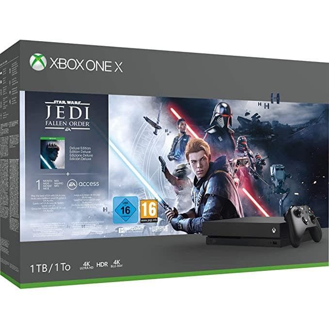 Xbox One X 1000GB - Noir + Star Wars: Jedi Fallen Order