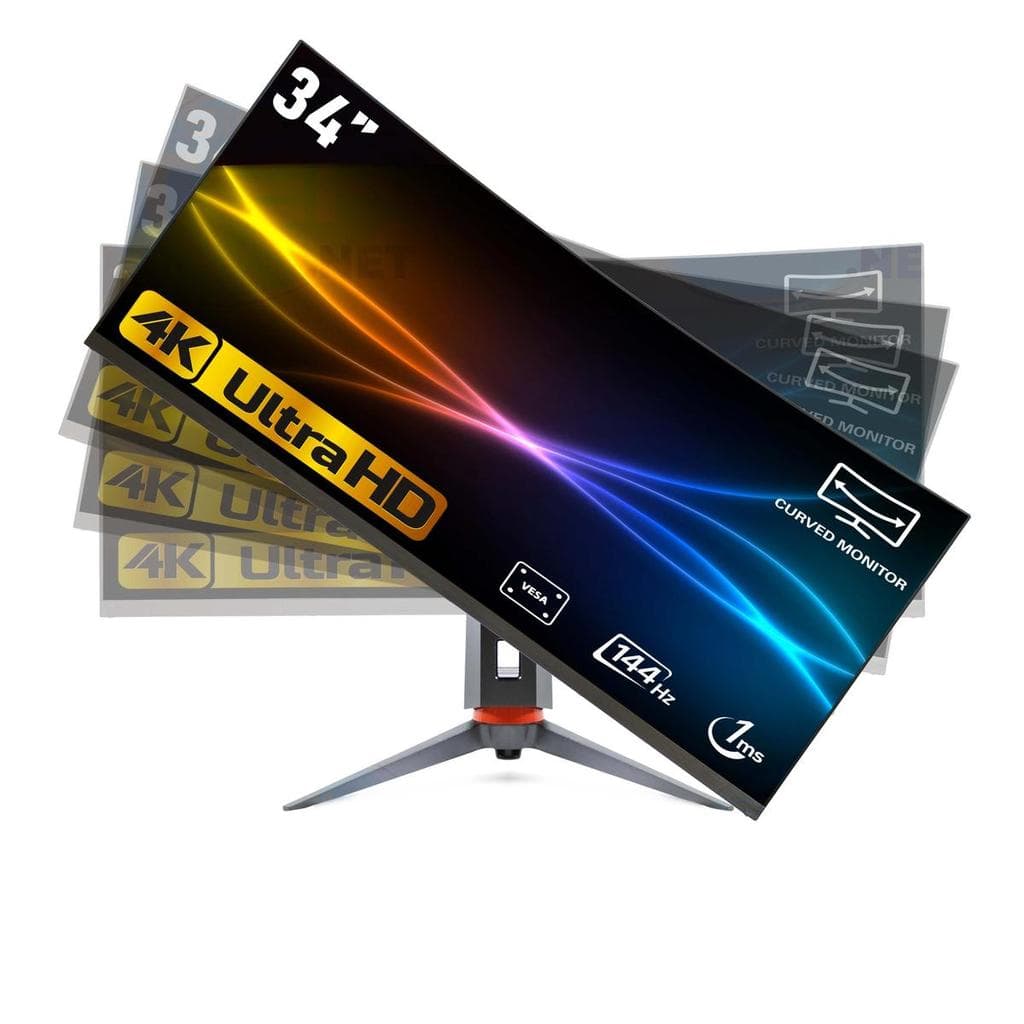 Écran 34" LCD ULTRAHD Simpletek R1000 4K Ultra Wide