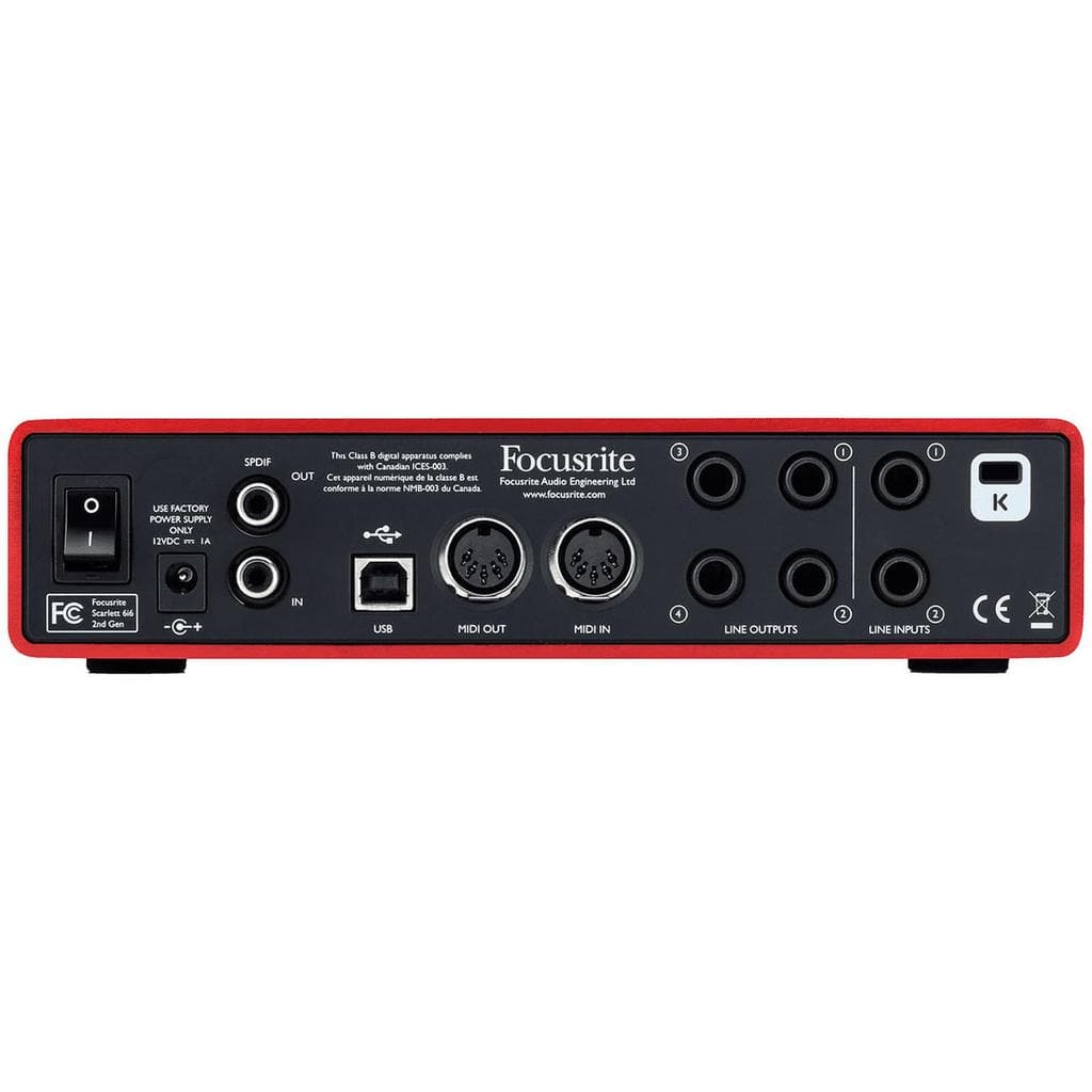 Accessoires audio Focusrite Scarlett 6i6 V2