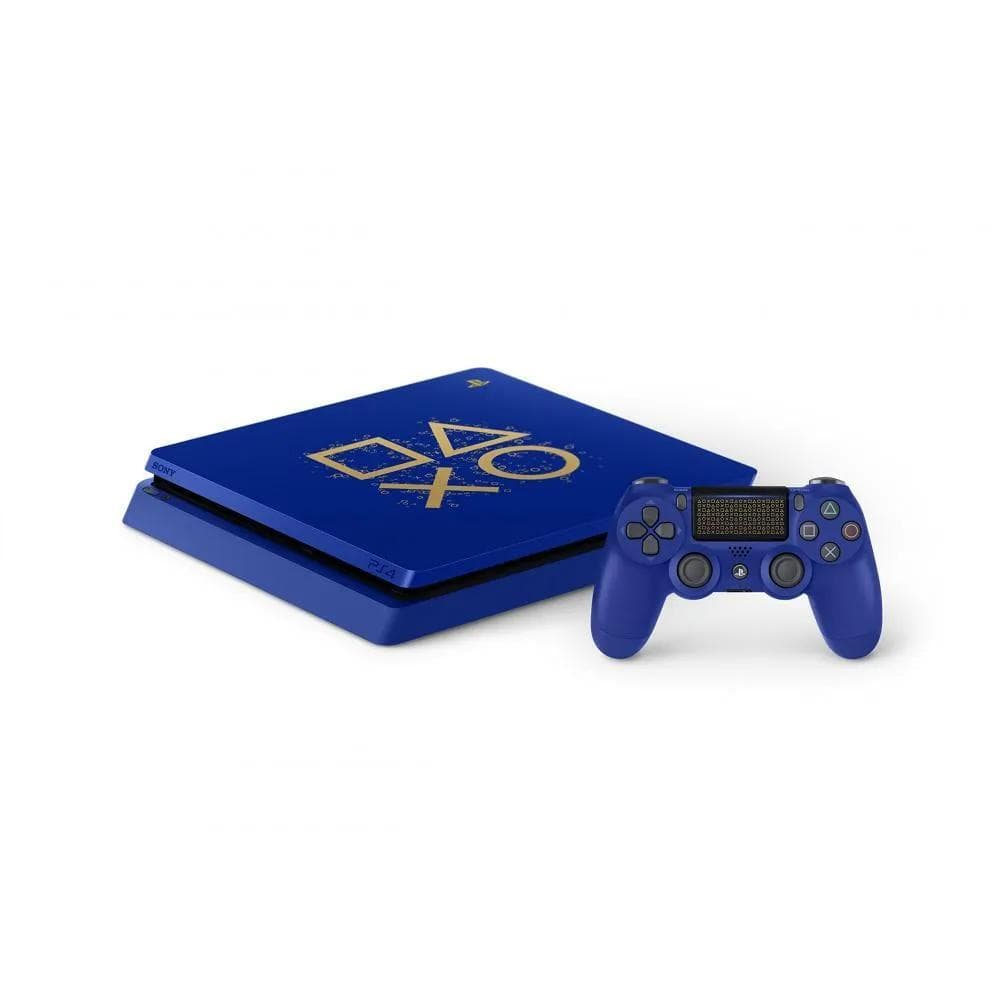 PlayStation 4 Slim 500GB - Bleu - Edition limitée Days of Play Blue