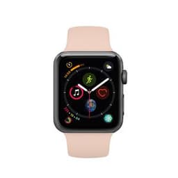 Apple Watch (Series 4) 2018 GPS 44 mm - Aluminium Gris sidéral - Rose