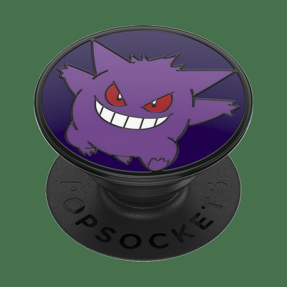 Stabilisateur Support PopGrip Gen 2 Luxe Enamel Adhésif Stand et Selfie Glow in the Dark Gengar Noir Popsockets