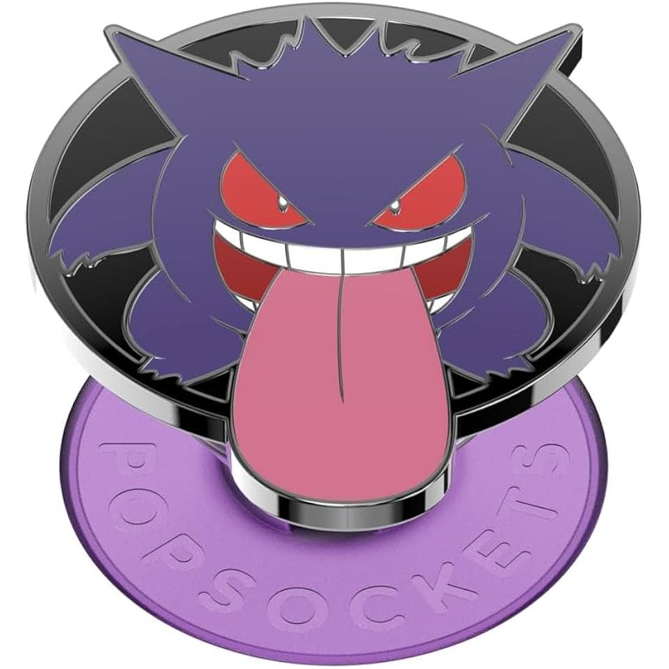 Stabilisateur Support PopGrip Gen 2 Luxe Enamel Adhésif Stand et Selfie Glow in the Dark Gengar Noir Popsockets