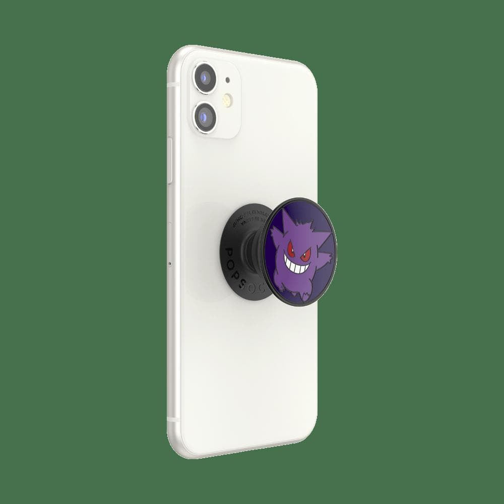 Stabilisateur Support PopGrip Gen 2 Luxe Enamel Adhésif Stand et Selfie Glow in the Dark Gengar Noir Popsockets