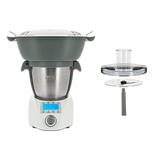 Robot cuiseur Compact Cook Elite CF1602 L -Blanc/Gris