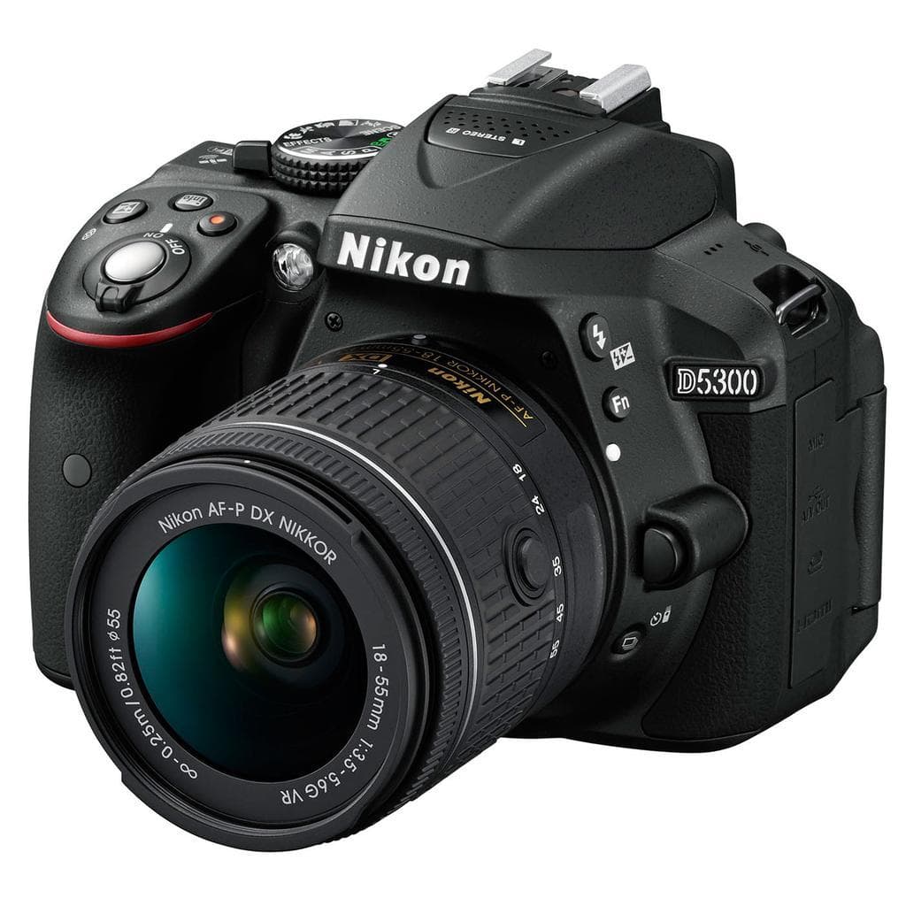 Reflex D5300 - Noir + Nikon AF-P DX Nikkor 18-55mm f/3.5-5.6G VR f/3.5-5.6