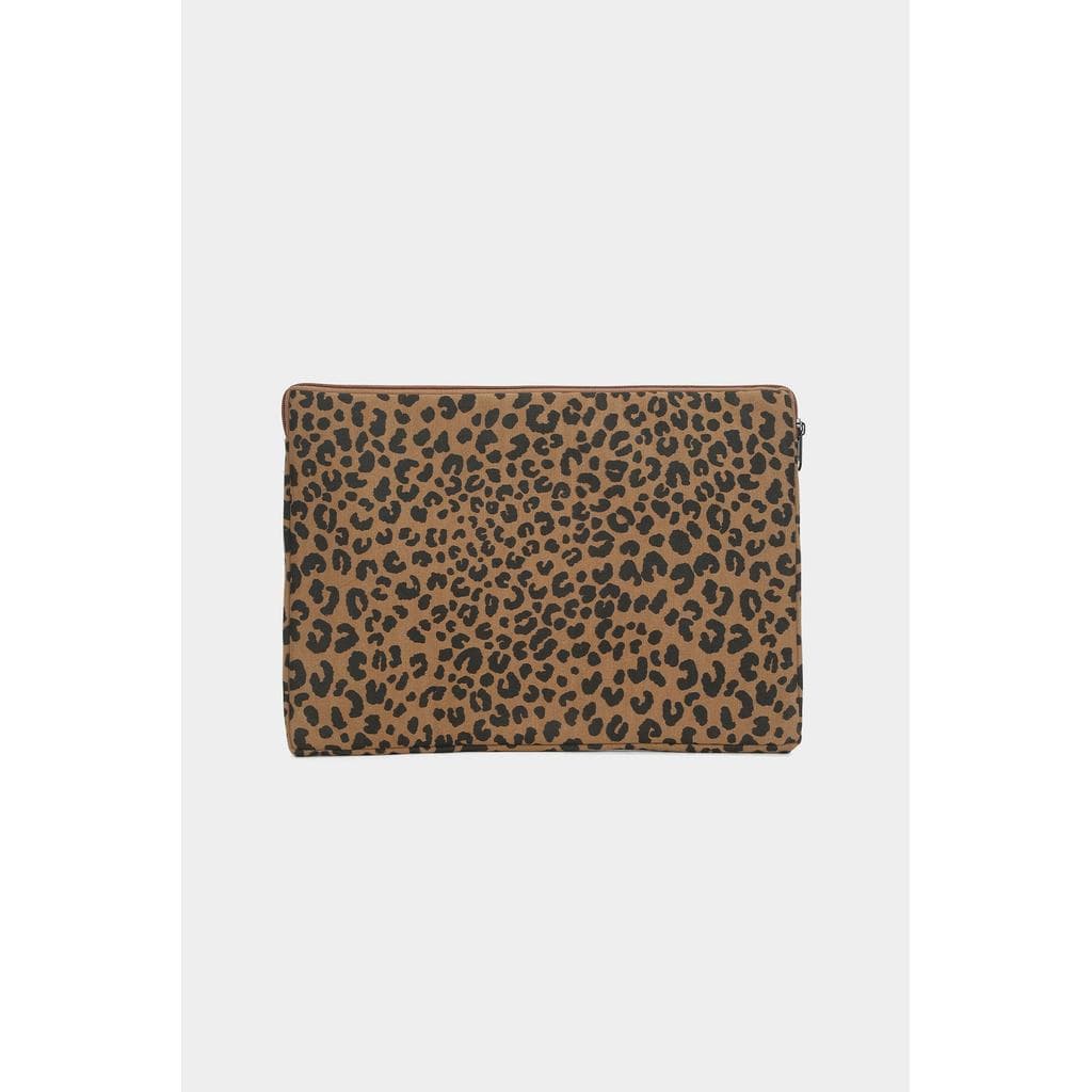Housse Ordinateurs portables 15" - Coton - Marron