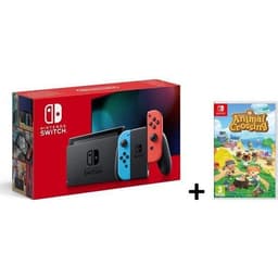 Switch 32GB - Bleu - Edition limitée Standard + Animal Crossing: New Horizons