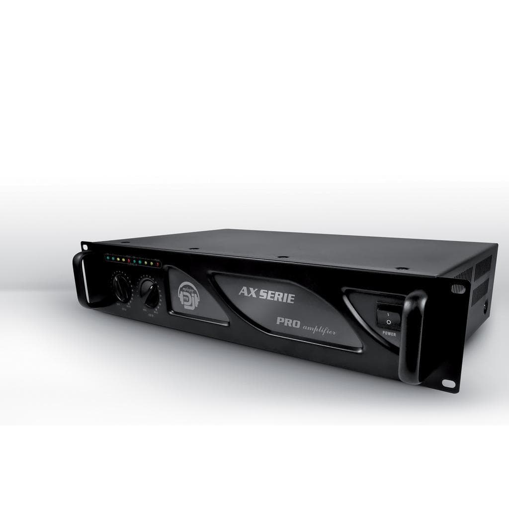 Amplificateur Ibiza Sound Amplificateur sono 2 x 500W MY DEEJAY AX-1000 MyDj + Table de mixage DJ21 4 voies 7 entrées + USB