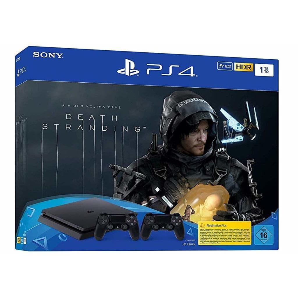 PlayStation 4 Slim 1000Go - Noir + Death Stranding