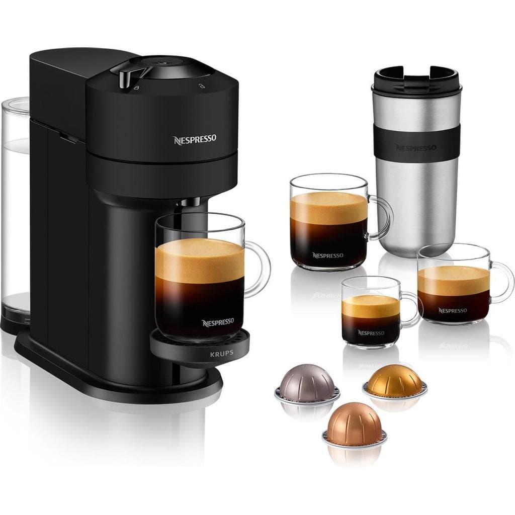 Cafetière à dosette Krups Nespresso Vertuo Next XN910N10 1,1000L - Noir